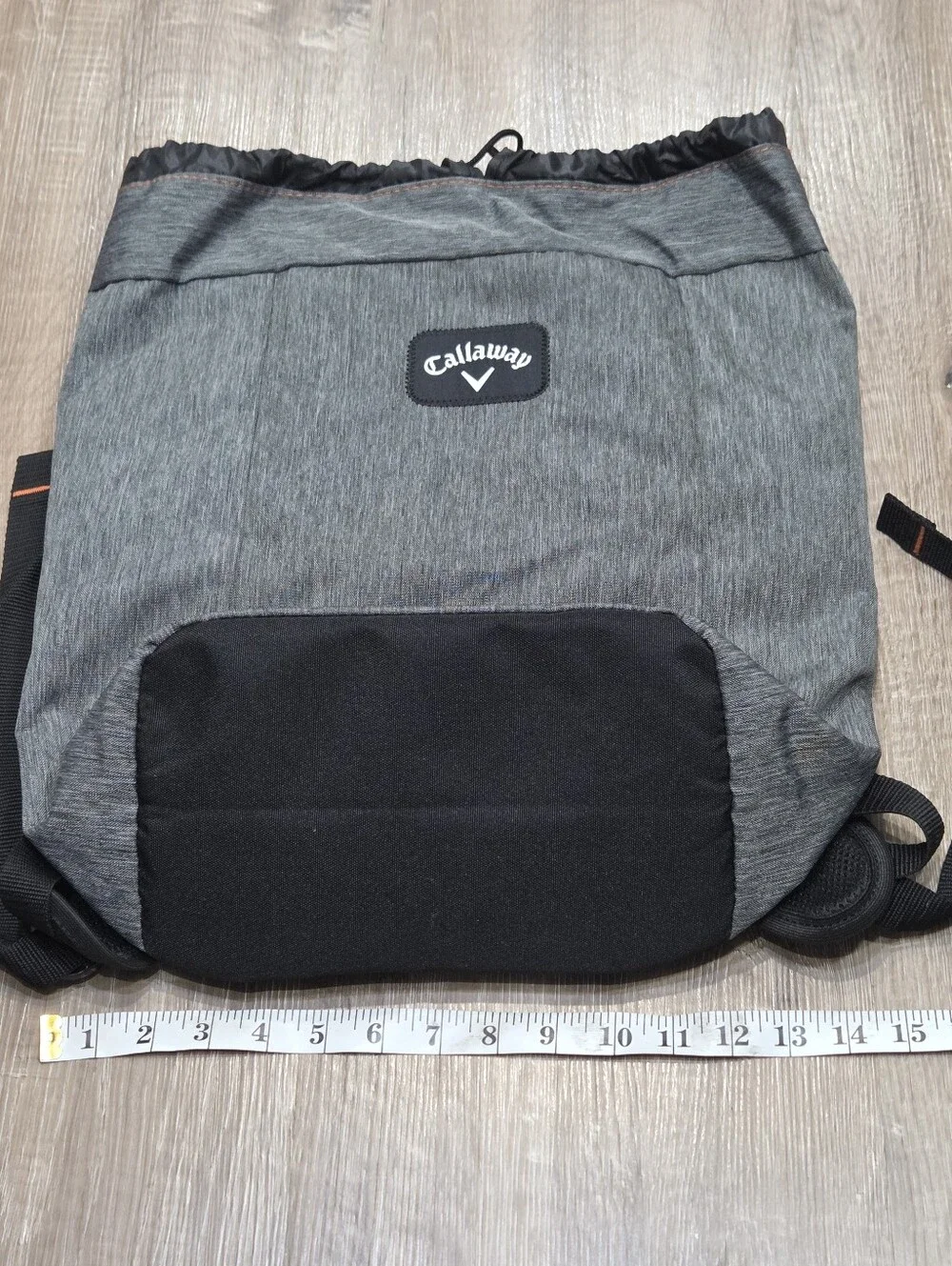Callaway Preowned Men's Duffel Drawstring Bag Gray/Black